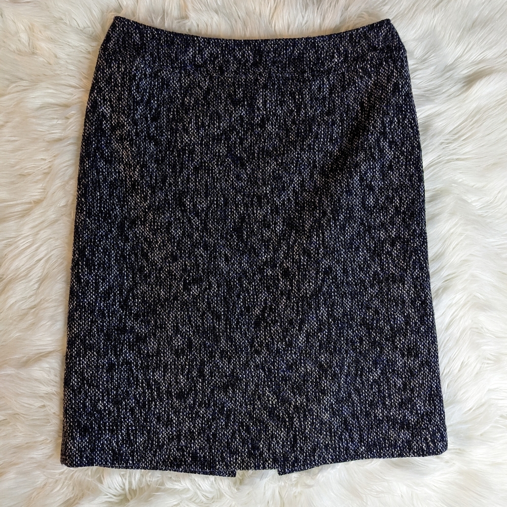 Tahari Arthur S. Levine Boucle Tweed Pencil Skirt Size 8